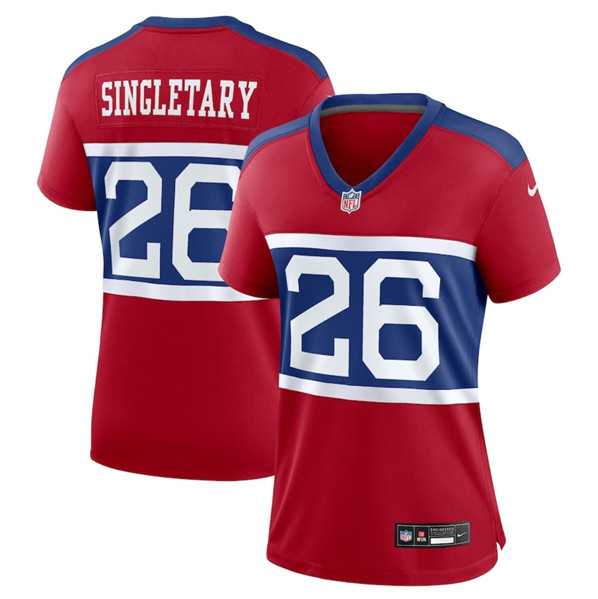 Women's New York Giants #26 Devin Singletary Century Red Alternate Vapor Limited Football Stitched Jersey Dzhi,We sell and wholesale Women's New York Giants #26 Devin Singletary Century Red Alternate Vapor Limited Football Stitched Jersey Dzhi on line form chian!